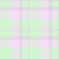 Pastel plaid pattern featuring pink, green, and gray. Seamless and gentle, ideal for backgrounds, textiles, or creative design projects with a calming mood. vector