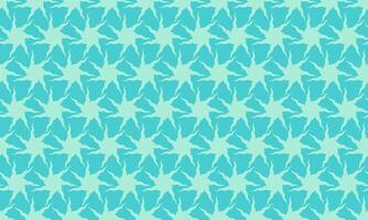 Seamless teal geometric pattern. Abstract starburst design ideal for textiles, website backgrounds, or vibrant branding. Modern, repetitive texture with a calming, refreshing aesthetic. vector