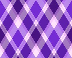 Elegant purple and lavender diagonal plaid pattern. Perfect for textile design, website backgrounds, or adding a touch of sophisticated style to your projects. vector