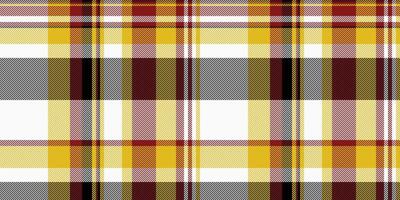 Vibrant autumnal plaid pattern in warm golds, reds, and greys. Perfect for textile design, fashion, or website backgrounds. This seamless texture evokes a feeling of cozy comfort and rustic charm. vector