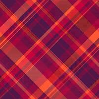Vibrant red and orange diagonal plaid pattern. Perfect for autumnal designs, textile prints, fashion, and website backgrounds. This bold, geometric texture evokes warmth and energy. vector