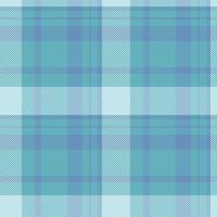 Serene teal and blue plaid pattern. Perfect for textile design, backgrounds, or website elements. Evokes feelings of calmness and sophistication. Use for fashion, home decor, or branding projects. vector