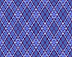 Elegant diagonal plaid pattern in shades of blue and purple. Perfect for textile design, website backgrounds, or fashion projects. vector