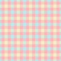 Styled fabric plaid background, madras check tartan pattern. Livingroom textile seamless texture in light color. vector