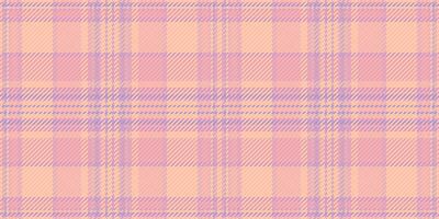 Soft pastel pink and lilac plaid pattern. Ideal for textile design, website backgrounds, or crafting projects. vector
