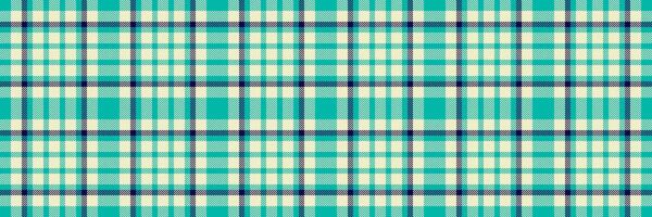 Vibrant teal and cream plaid pattern. Perfect for textile design, website backgrounds, or crafting projects. This seamless texture evokes a sense of freshness and style. vector