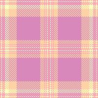 Delicate plaid pattern in pastel pink, peach, and yellow. Soft, classic, and versatile. Ideal for backgrounds, textiles, and design projects needing a gentle touch. vector