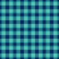 Pretty textile fabric plaid, genuine texture pattern background. Form seamless tartan check in cyan and teal colors. vector