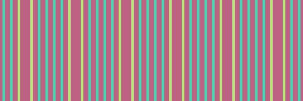 Living room texture seamless fabric, ragged textile lines . Comfort vertical background stripe pattern in pink and teal colors. vector