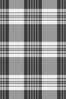 Customize textile fabric pattern, dimensional tartan texture. Dogtooth plaid seamless check background in grey and white colors. vector