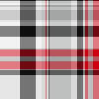 School tartan pattern texture, product textile background seamless. Messy fabric check plaid in red and white colors. vector