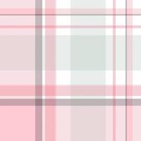 Soft, modern plaid pattern in pinks, whites, and grays. Great for textiles, backgrounds, and designs needing a gentle, classic touch. Use for baby or feminine themes. vector