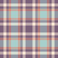 Trendy plaid pattern in pastel hues. Perfect for backgrounds, textiles, or designs needing a cozy, vintage, or stylish touch. Versatile visually appealing. vector