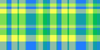 Vibrant summer plaid pattern. Perfect for textiles, website backgrounds, or any project needing a cheerful, energetic design. This seamless texture offers a fresh, optimistic feel. vector