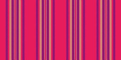 Ftage pattern background vertical, funky textile seamless. Telebrate fabric stripe lines texture in red and violet colors. vector