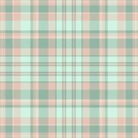 Pastel plaid pattern. Subtle, soft color scheme ideal for textile design, website backgrounds, or crafting projects. Evokes feelings of calmness and serenity. Perfect for spring or summer themes. vector