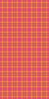 Vibrant pink and orange plaid pattern. Perfect for textile design, website backgrounds, or crafting projects. vector