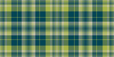 Vibrant lime green and teal plaid pattern. Perfect for textile designs, website backgrounds, or creating a fresh, modern aesthetic. vector