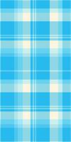 Vibrant turquoise and cream plaid pattern. Perfect for textile designs, websites, or as a background texture. This cheerful, classic design evokes feelings of freshness and optimism. vector