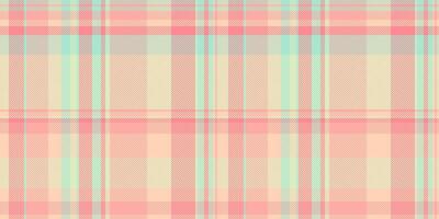 Soft pastel plaid pattern in peach, cream, and mint green. Ideal for textile design, backgrounds, website templates, and scrapbooking. vector