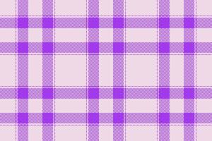 Elegant purple and lilac plaid pattern. Perfect for textile design, fashion, websites, or as a background. Subtle texture adds visual interest. Evokes feelings of calmness and sophistication. vector