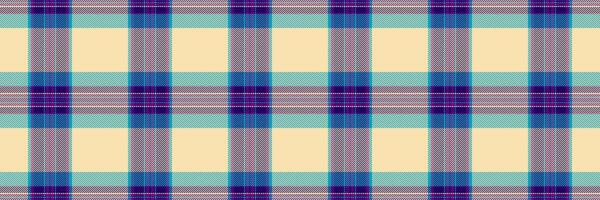 Vibrant pastel plaid pattern in teal, purple, and cream. Perfect for textile designs, website backgrounds, or crafting projects. vector