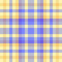 Vibrant pastel yellow and blue plaid pattern. Perfect for textile design, website backgrounds, or springsummer themed projects. vector