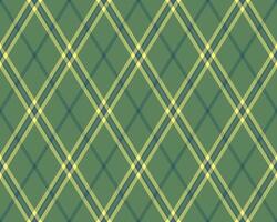 Elegant diagonal plaid pattern in muted greens and yellows. Perfect for textile design, website backgrounds, or crafting projects. vector