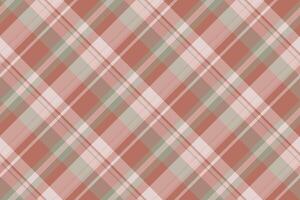 Online tartan texture textile, halftone background fabric. Perfection pattern plaid seamless check in light and red colors. vector