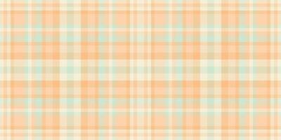 Soft pastel plaid pattern in peach and mint tones. Ideal for backgrounds, textiles, and website design. Evokes feelings of calmness and serenity. vector