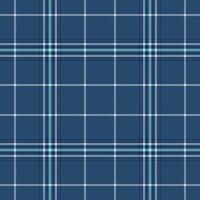 Elegant navy blue and white plaid pattern. Perfect for textile designs, website backgrounds, or stationery. vector