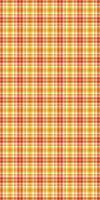 Halloween seamless texture textile, other fabric plaid tartan. Father background pattern check in yellow and red colors. vector