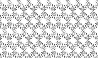 Abstract grayscale pattern featuring swirling, radiating motifs arranged in a hexagonal grid. Perfect for backgrounds, textiles, or website design. vector