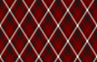 Intricate red and black plaid pattern, seamlessly repeating. A sophisticated geometric design perfect for textiles, fashion, or website backgrounds. Evokes feelings of warmth, tradition, and style. vector