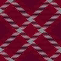 Classic plaid pattern in rich red gray hues. Warm, cozy textile. Ideal for backgrounds, apparel designs, or winterthemed graphics. Versatile texture. vector