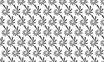 Abstract hypnotic swirl pattern. Seamless monochrome design featuring repeating geometric shapes, ideal for textile prints, website backgrounds, or modern graphic design projects. vector
