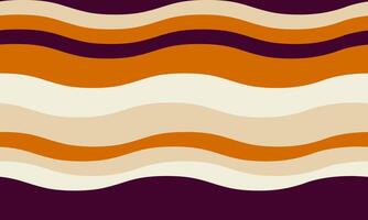 Abstract wavy stripes in autumnal hues create a calming, retroinspired pattern. Ideal for website backgrounds, textile designs, or branding projects. vector