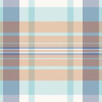 Delicate plaid pattern with pastel hues. Muted, textured design evokes calm and tradition. Ideal for backgrounds, textiles, or adding a classic touch. vector