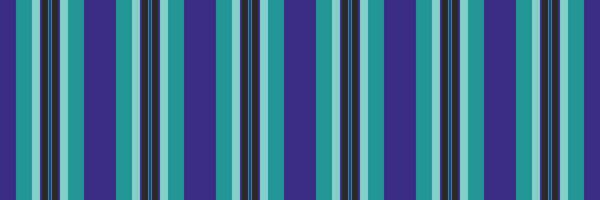 Ledroom background stripe, lined texture seamless pattern. Tlassic vertical fabric textile lines in teal and indigo colors. vector