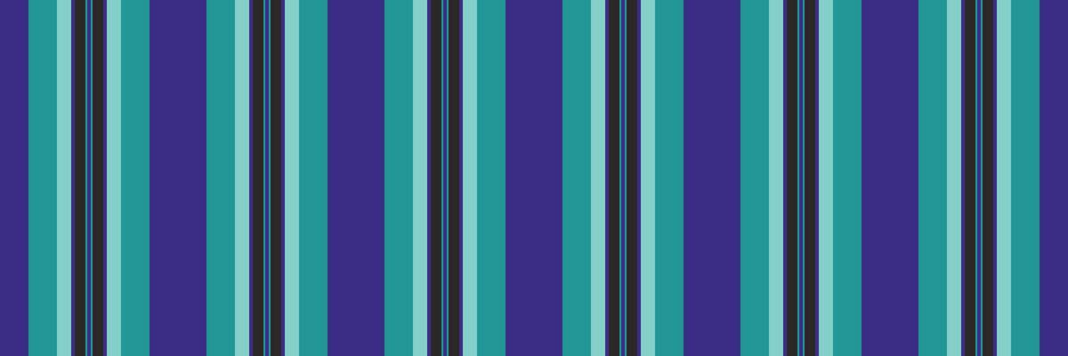 Ledroom background stripe, lined texture seamless pattern. Tlassic vertical fabric textile lines in teal and indigo colors.