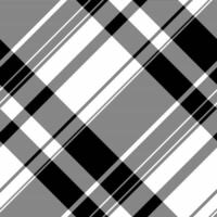 Stylish monochrome plaid pattern. Perfect for textile design, website backgrounds, or fashion projects. vector