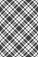 Elegant monochrome plaid pattern. Subtle grayscale design ideal for textile prints, website backgrounds, or packaging. vector