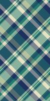 Chinese new year texture pattern seamless, vivid textile background tartan. Bag check plaid fabric in teal and blue colors. vector