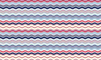 Vibrant wavy stripes in pastel blues, pinks, and navy create a cheerful, seamless pattern. Perfect for textile design, website backgrounds, or any project needing a playful, summery feel. vector