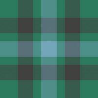 Serene teal and green plaid pattern. Perfect for textile design, website backgrounds, or crafting projects. This calming, textured image evokes feelings of tranquility and nature. vector