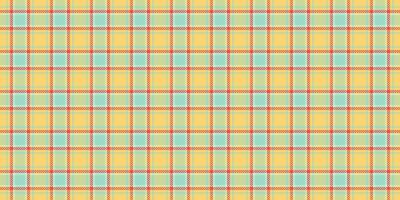Tone check plaid textile, christmas tartan pattern texture. Romance seamless fabric background in light and amber colors. vector