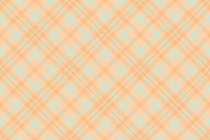 Subtle peach and mint green plaid pattern. Perfect for textile design, website backgrounds, or packaging. This soft, textured design evokes feelings of warmth and tranquility. vector