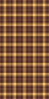 Mockup textile check seamless, form fabric pattern plaid. Gentle tartan texture background in orange and dark colors. vector