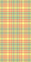 Vibrant pastel plaid pattern. Perfect for textile design, website backgrounds, or cheerful branding. This cheerful, summery texture evokes feelings of warmth and optimism. vector