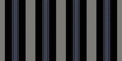 Striped background lines vertical, tape seamless fabric. Timplicity texture stripe textile pattern in black and white colors. vector